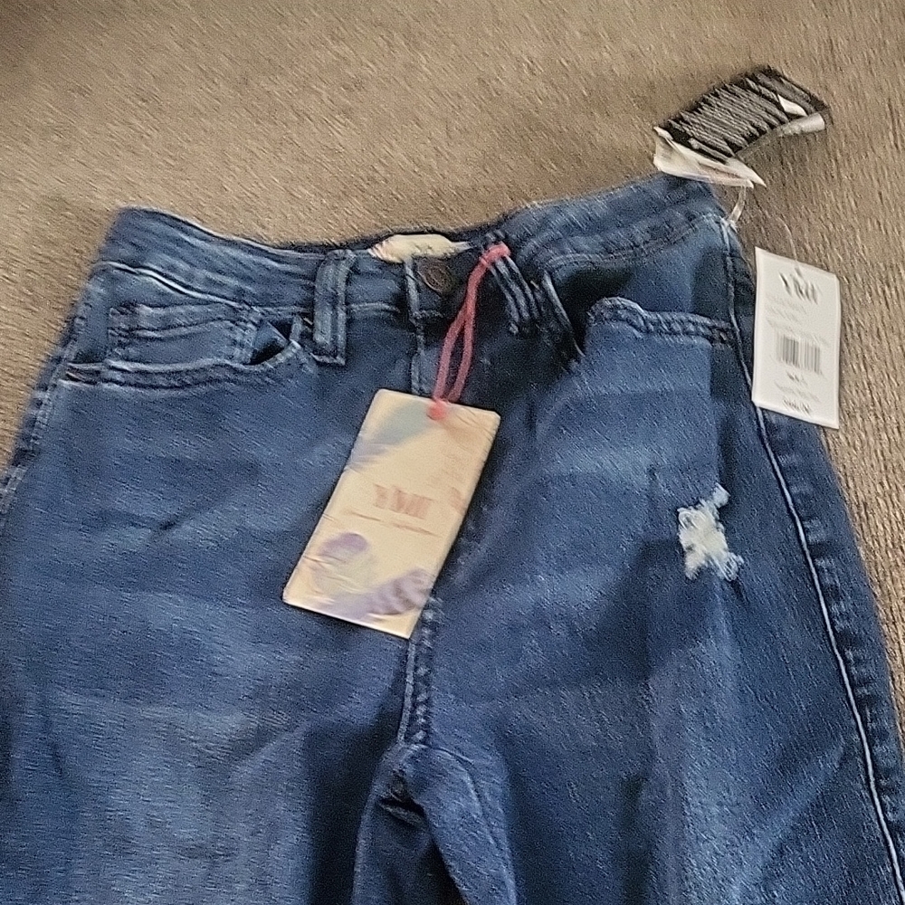 YMI Indigo Distressed Denim